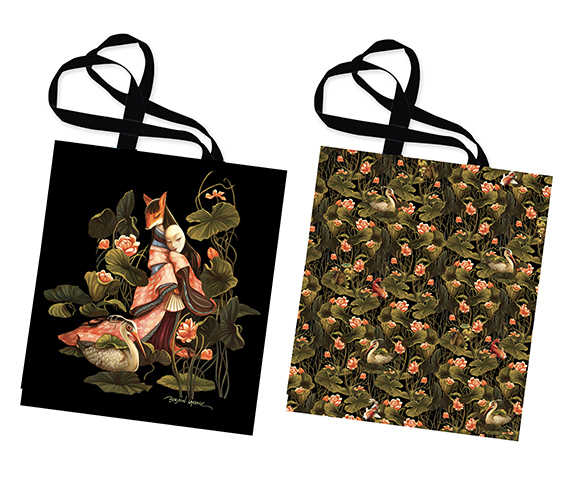 Tote bag Kitsune